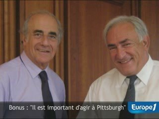 Des bonus pendant la crise : "C'est inadmissible" pour DSK