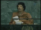 Kaddafi BM Şartname'sini BM Genel Kurul Başkanına Fırlattı