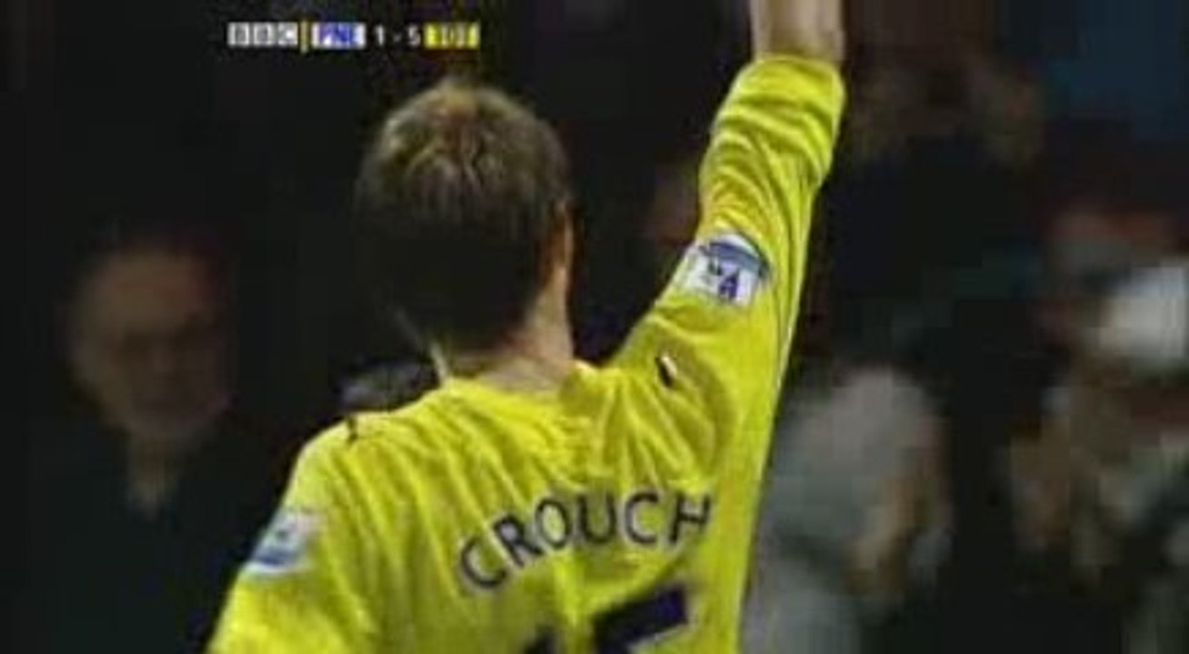 Crouch Goal 3 Preston v Tottenham 23rd Sept 2009 League Cup