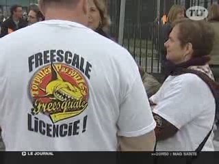 Opération coup de poing des salariés de Freescale