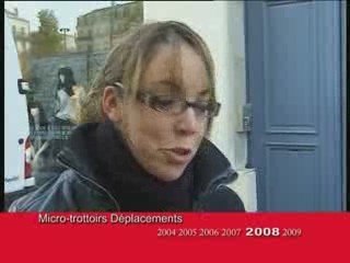 Micro-trottoir semaine de la mobilité 2009