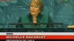 Presidenta Chilena Michelle Bachelet en la ONU