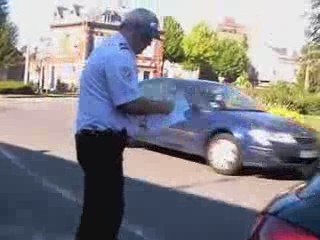 Cambrai : contrôle routier au rond-point st-Druon