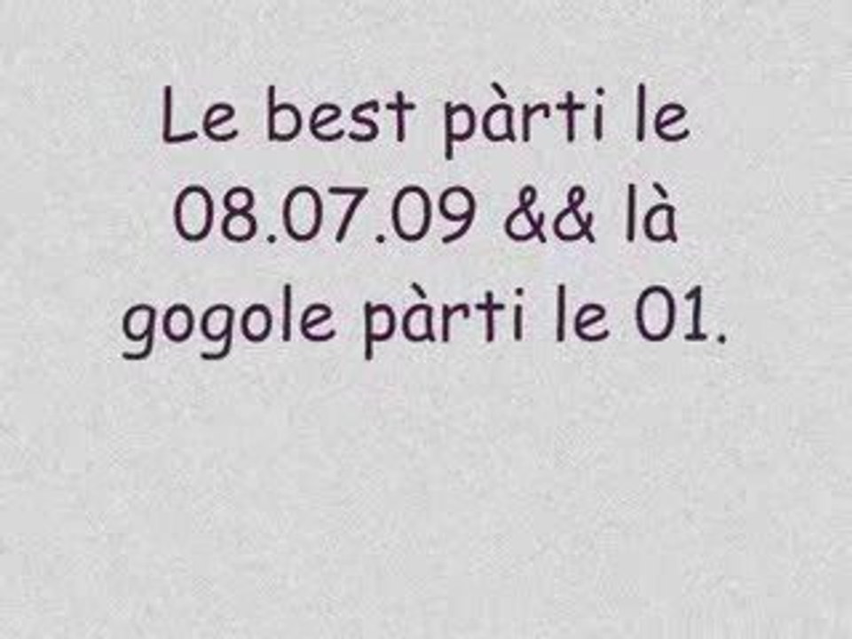 Mei deùx ànges pàrti là hàùt ... ='(