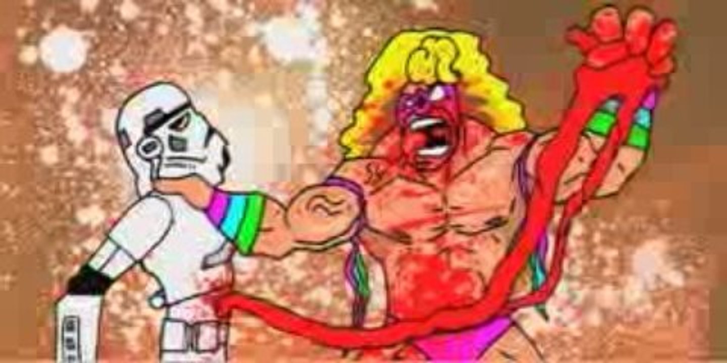 The Ultimate Warrior VS Stormtroopers