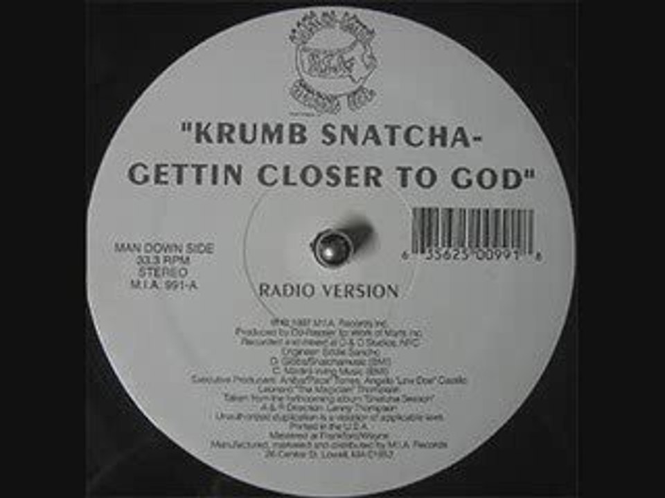 KrumbSnatcha - Gettin Closer To God (Prod. By DJ Premier)