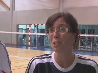 Mondial  vétérans de badminton : La paire française (Aube)