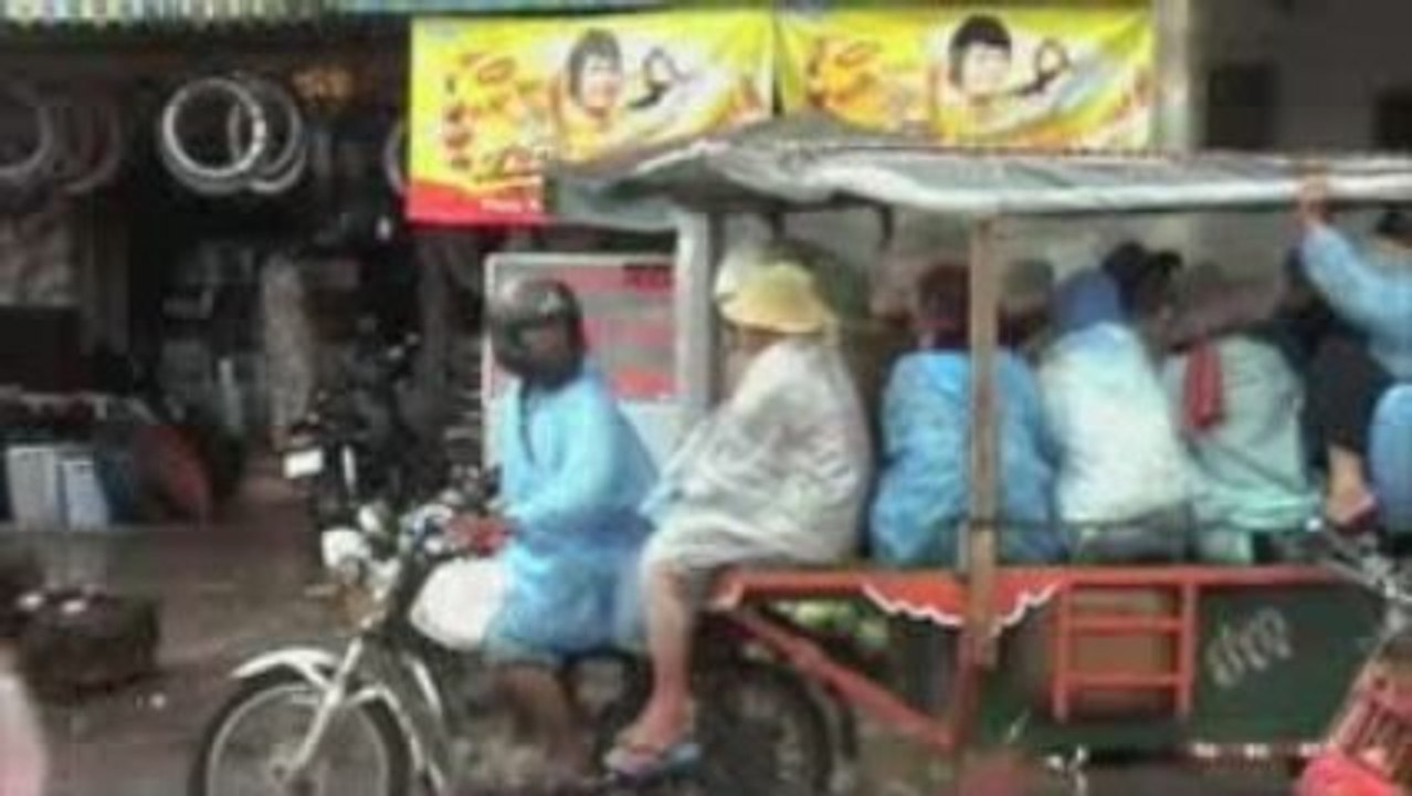 nous cinq au cambodge!