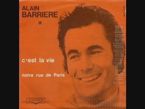 Alain Barrière Notre rue de Paris (1972)