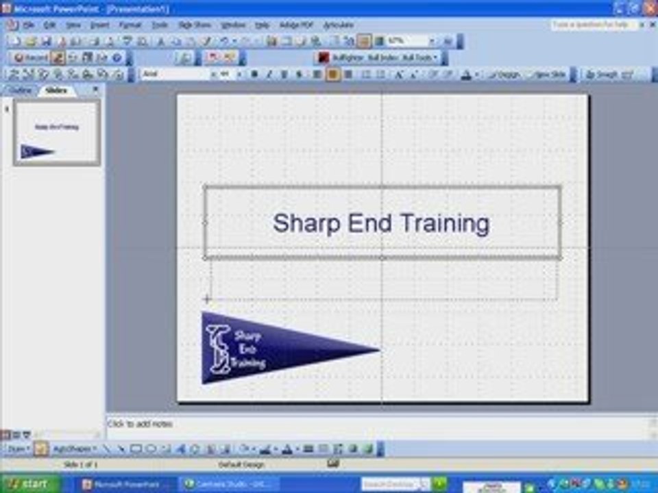 Turning text upside down in powerpoint