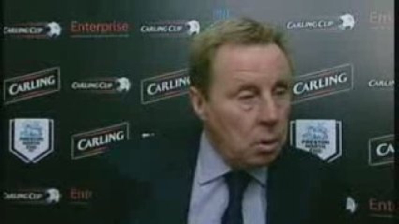 Harry Redknapp Preston 1-5 Tottenham 23rd Sept 2009