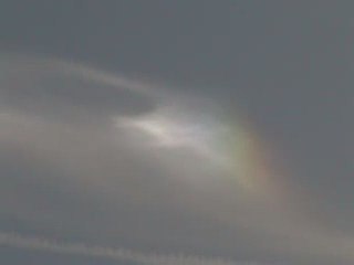 Trois nuages chimiques de couleurs dans la même journée!!!!!