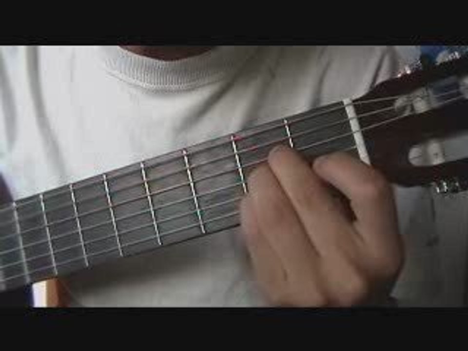 Acorde de La mayor (curso) facil de (Guitarra)