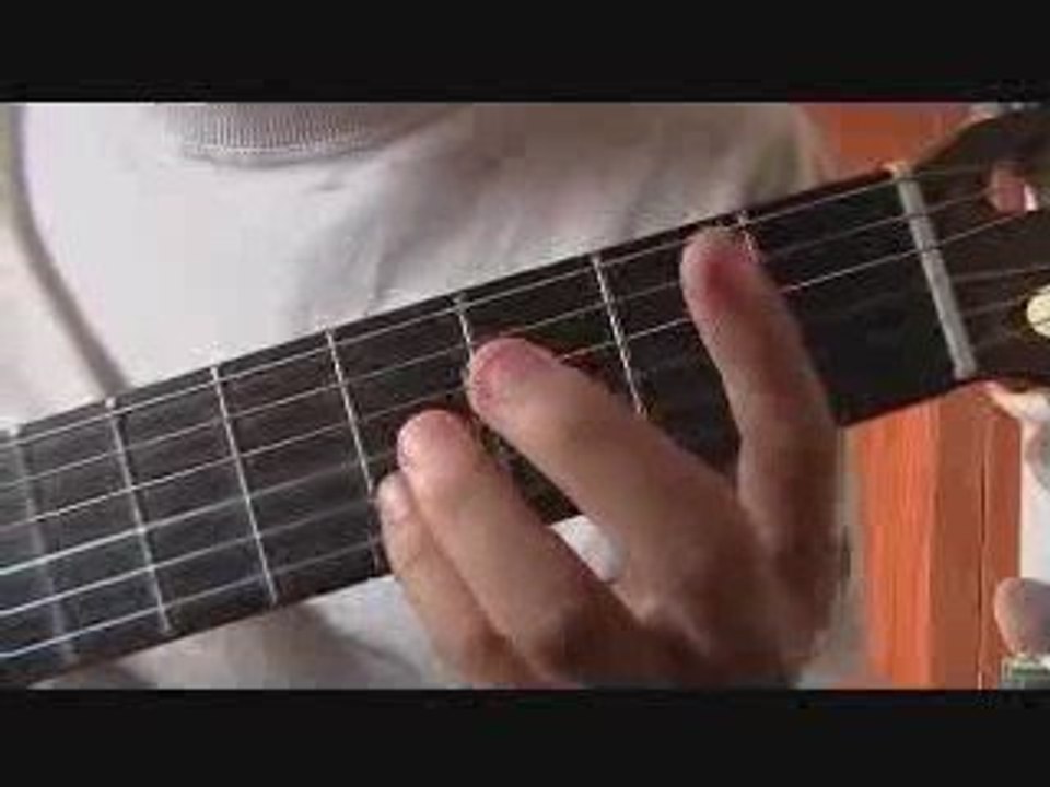 Acorde de Si mayor (curso) de (Guitarra) rapido