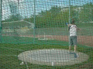 Athlé Entrainement 10 octobre 2009 lancer disque 38m50