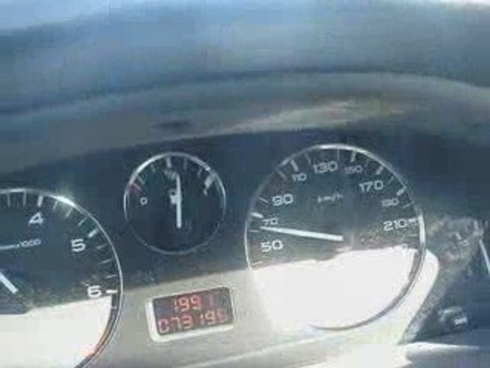 406 coupé V6 acceleration