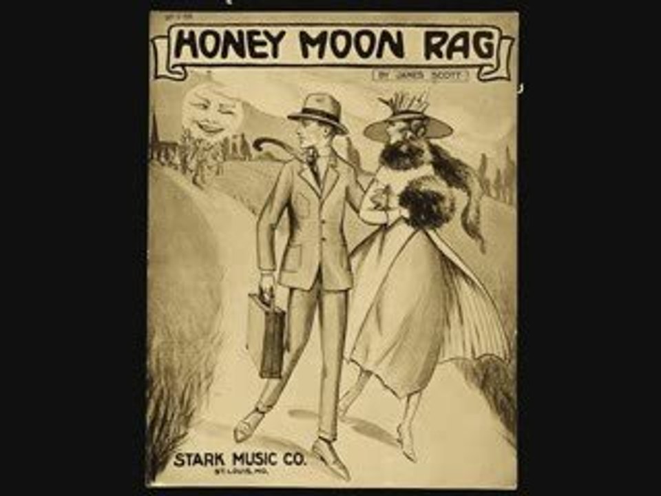 Honey Moon Rag - JAMES SCOTT ¤ Ragtime Piano Legend ¤