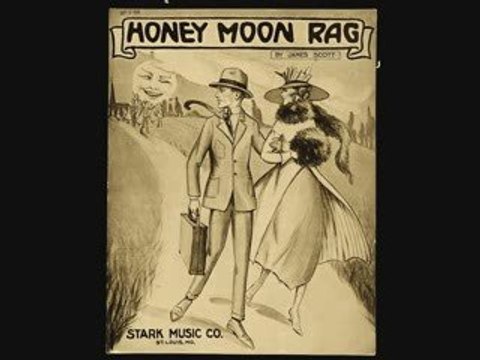 Honey Moon Rag - JAMES SCOTT ¤ Ragtime Piano Legend ¤