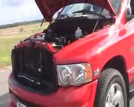 Dodge RAM 1500 HEMI quad cab LARAMIE 2005 rouge #368-269