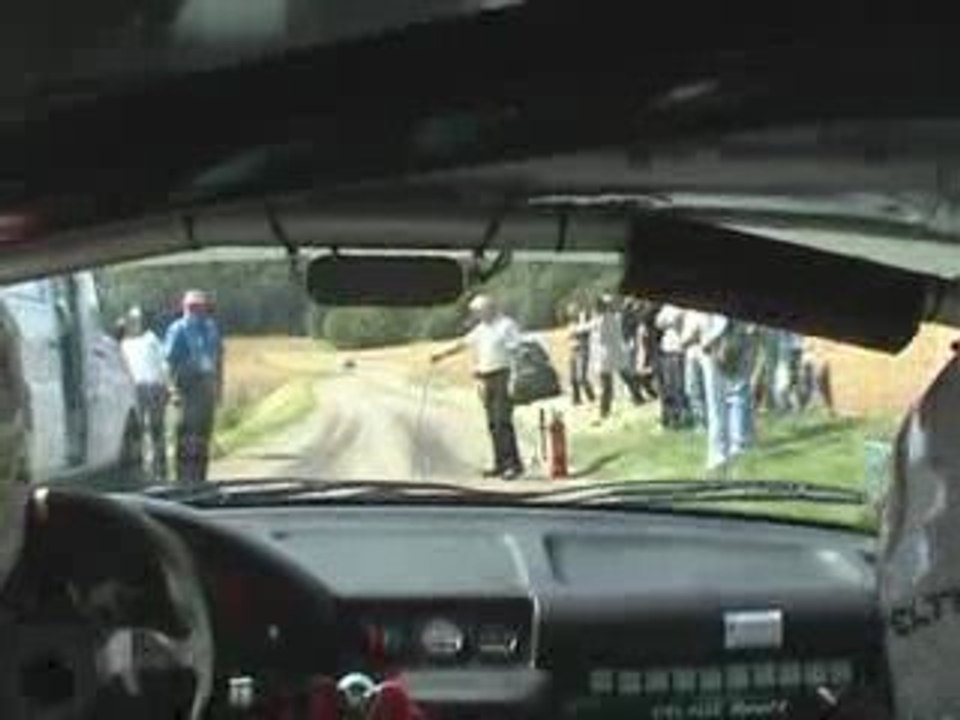 Rallye des Hautes cotes 2009 caméra embarquée Amiot