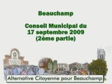 Beauchamp CM du 17 septembre 2009 (2ème partie)
