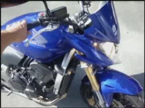 Honda Hornet 2007 - Pot d'origine et Laser Xtreme GP Style