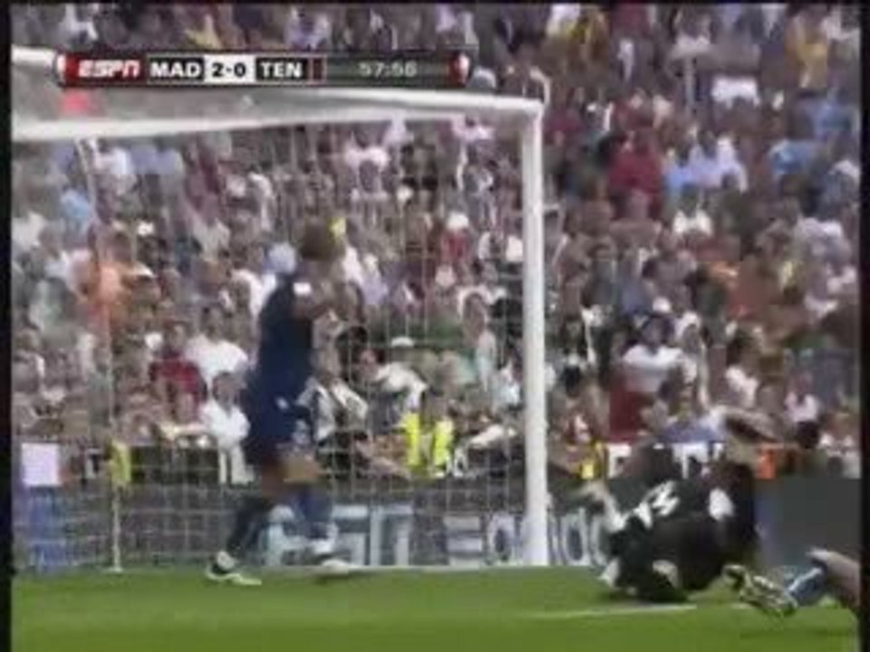 real madrid 3vs0 tenrife (doublé de benzema) 25/09/09