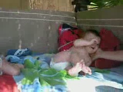 HELIOS PLAGE JUAN LES PINS AVEC MAX ET EVA 2009