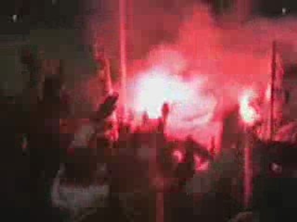 OM-PSG COUPE DE LA LIGUE 2003/2004 AMBIANCE  EN PARCAGE