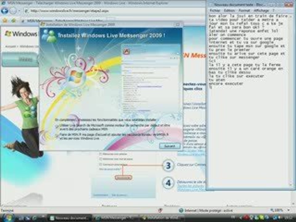 comment metre a jour msn