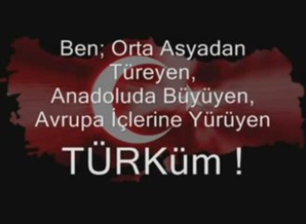 Ben Türk'üm. Kendini Merak Ediyorsan İzle