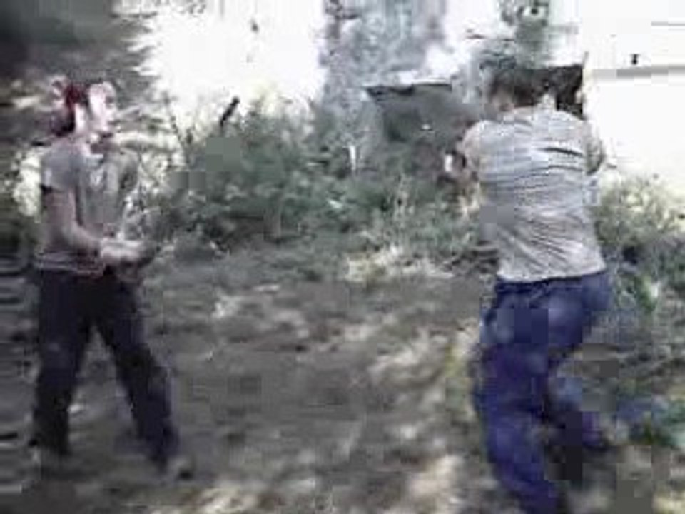 compagnie medieval les furet a l'entrainement