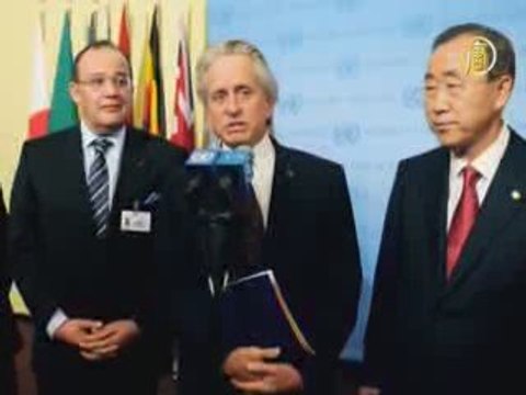 Пан Ги Мун и Майкл Дуглас объединяют усилия