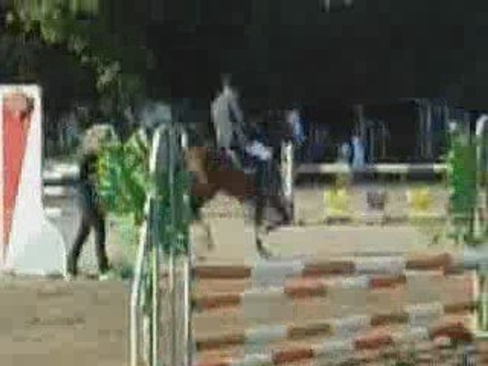 Quazac et Pierre Meunier en Club 1 à Planète Poney