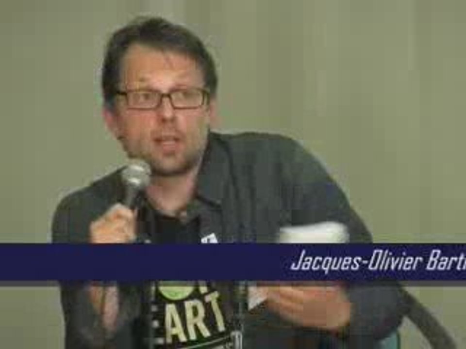 Jacques-Olivier Barthes introduction table ronde 1