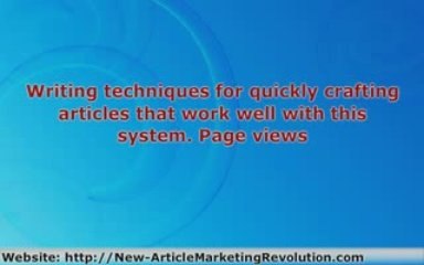 How New Article Marketing Revolution Will Explode Your Artic