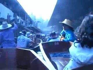 marché flottant Thaïlande