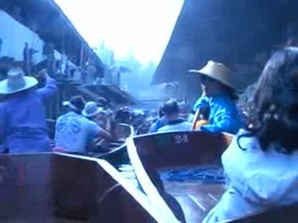 marché flottant Thaïlande