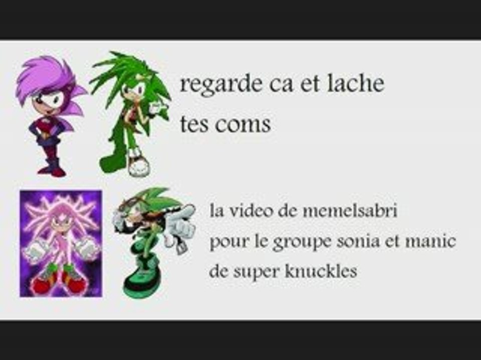 amv sonia et manic