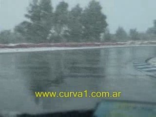 con nieve vuelta a las paredes