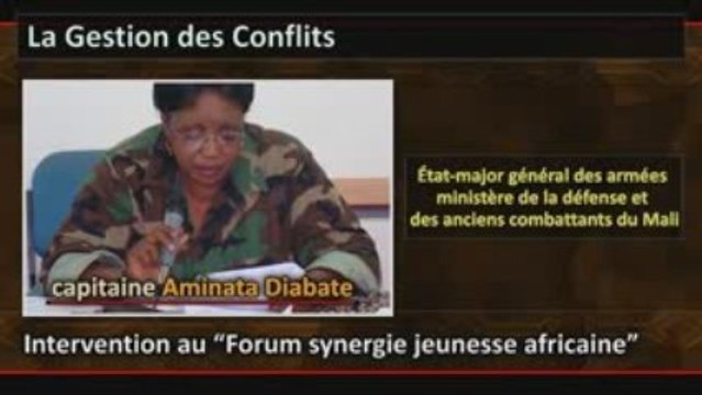capitaine Aminata Diabate,analyse de la gestion des conflits