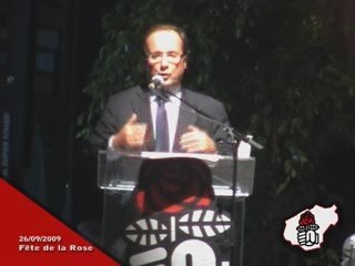 Fête de la Rose : Intervention de François Hollande