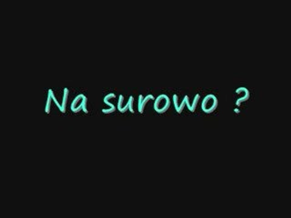 Na surowo czy... z lodówki