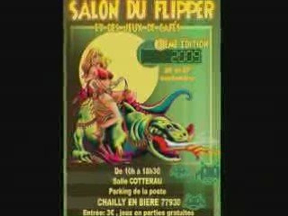 Chailly-en-biere salon du flipper 2009
