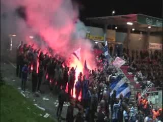 Fredericia - Odense, Pyro, Cup 2009  - dumme jyder :)