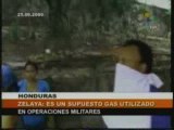 Video lanzan gases toxicos contra embajada  de Brasil