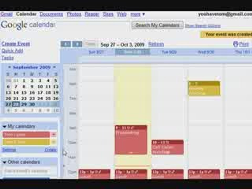 Google Calendars - Multiple Calendars