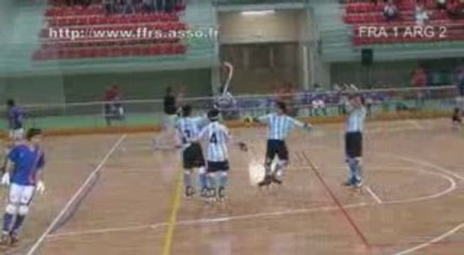 RINK HOCKEY - CHAMPIONNAT DU MONDE JUNIOR 2009 : Résumé de France / Argentine