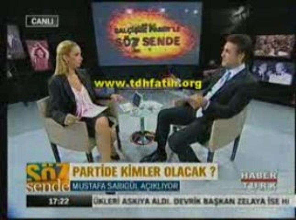 28.09.2009 Haber Türk - Mustafa Sarıgül (1. Bölüm)