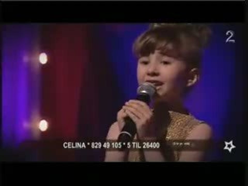 Celina Hristov 7 years old Amazing voice Norway Power Of Lov